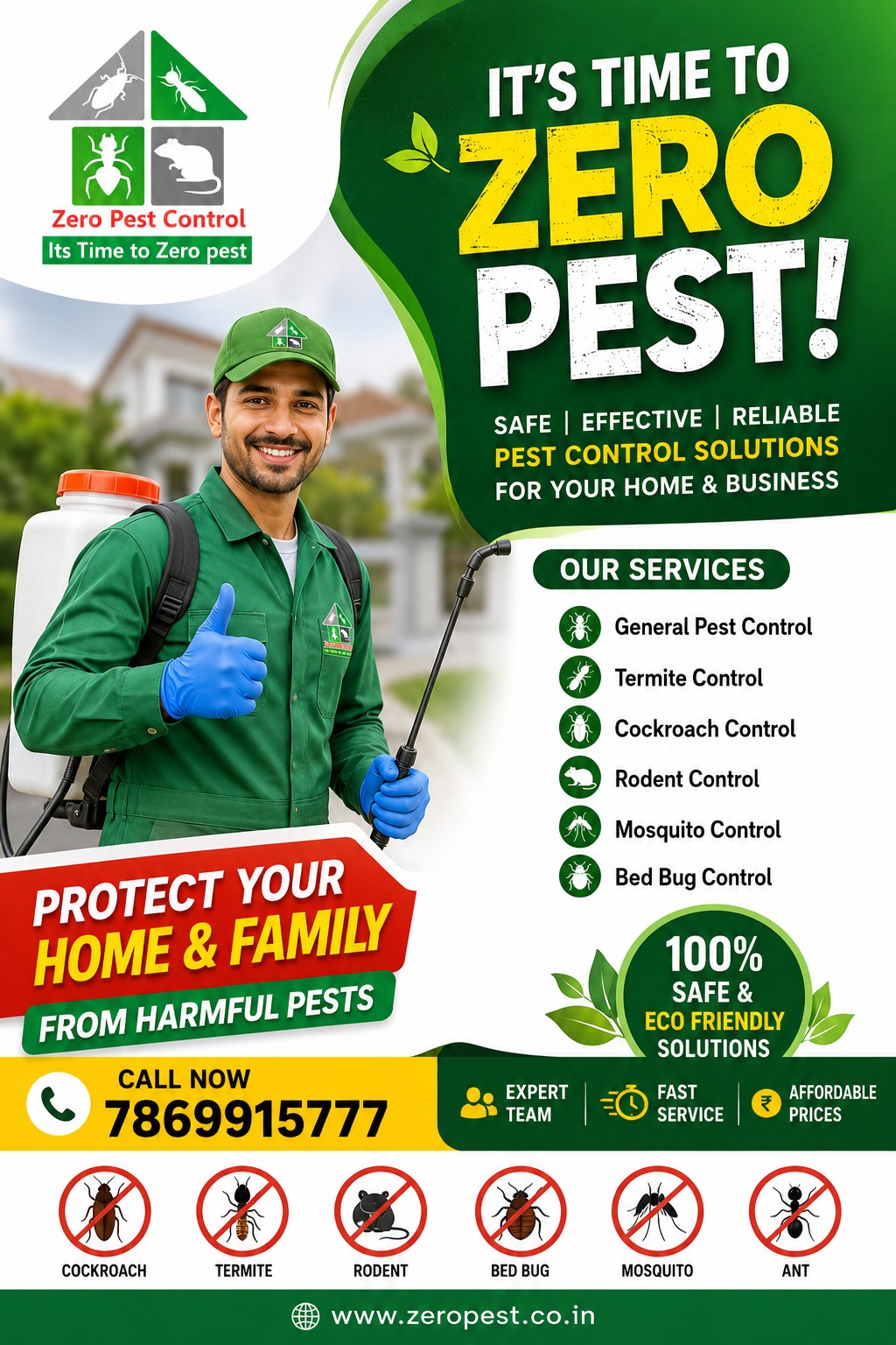 Zero Pest Control - It's Time to Take Action